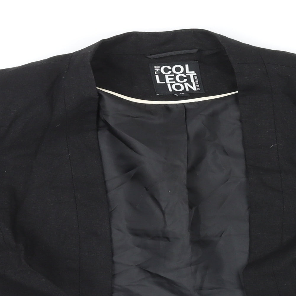 Debenhams Womens Black Jacket Blazer Size 14