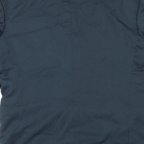 C&A Mens Blue Polyester Jacket Suit Jacket Size M Regular