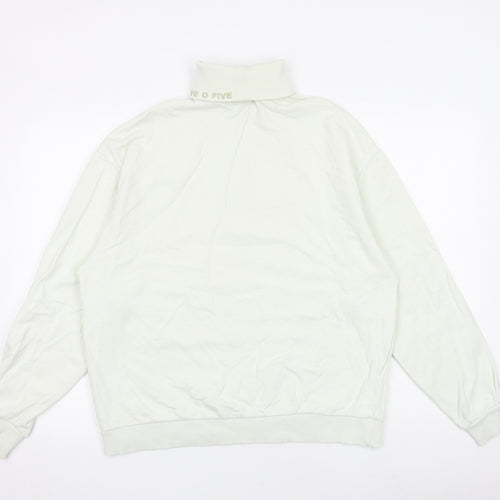 ASOS Womens Green Cotton Pullover Sweatshirt Size XS Pullover