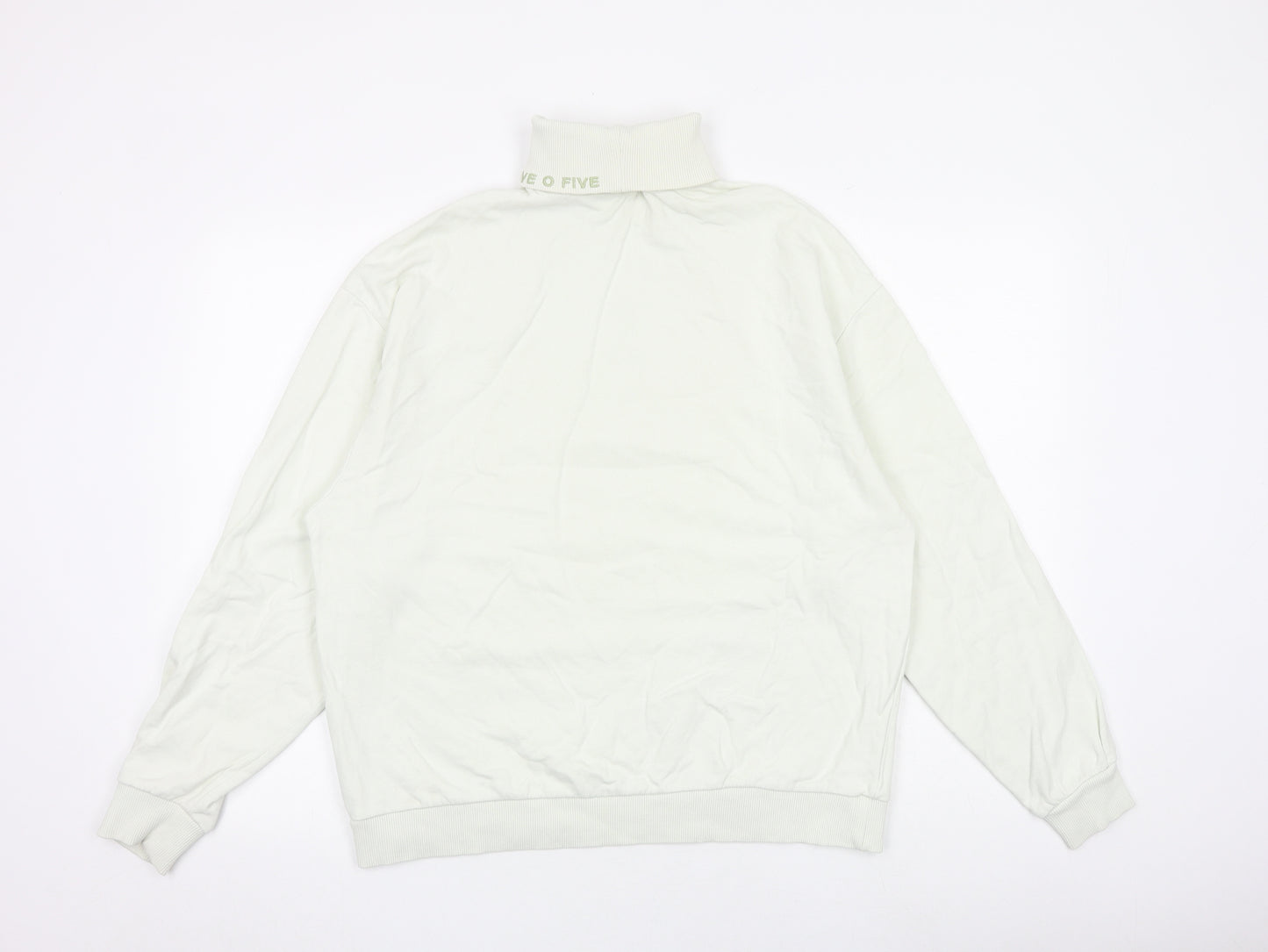 ASOS Womens Green Cotton Pullover Sweatshirt Size XS Pullover