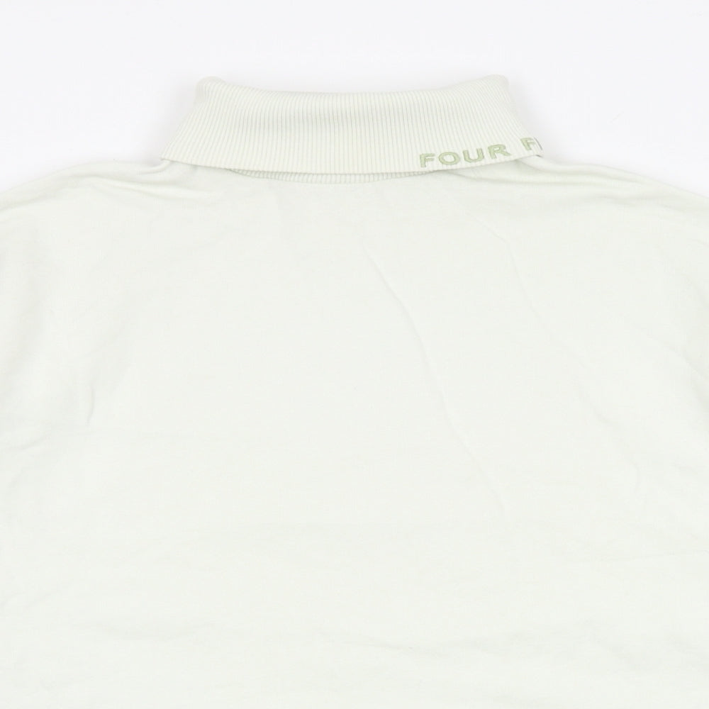 ASOS Womens Green Cotton Pullover Sweatshirt Size XS Pullover