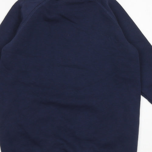 Pineapple Girls Blue Cotton Pullover Sweatshirt Size 5-6 Years Pullover