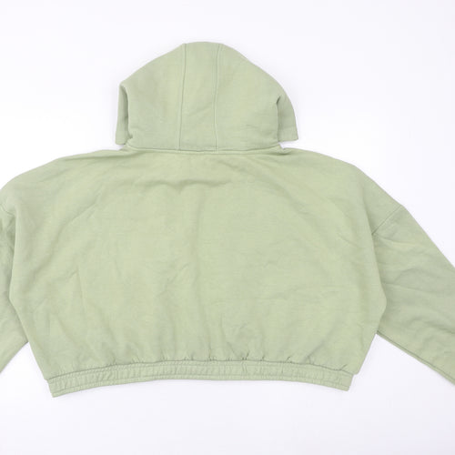 Kim Petras Womens Green Cotton Pullover Hoodie Size 2XL Pullover