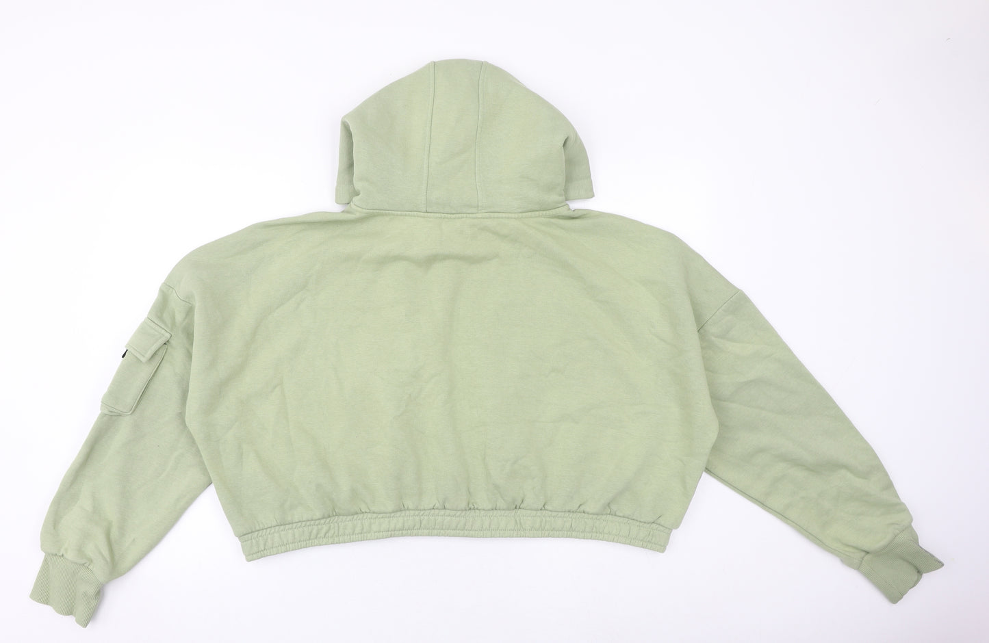 Kim Petras Womens Green Cotton Pullover Hoodie Size 2XL Pullover