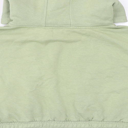 Kim Petras Womens Green Cotton Pullover Hoodie Size 2XL Pullover