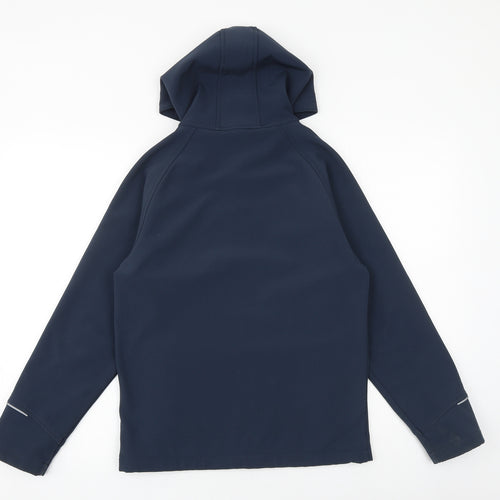 Hi Gear Boys Blue Basic Coat Coat Size 13-14 Years Zip