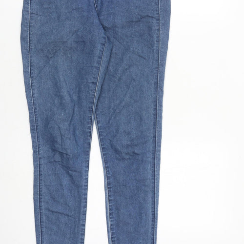 H&M Womens Blue Cotton Skinny Jeans Size 28 in L32 in Regular Zip