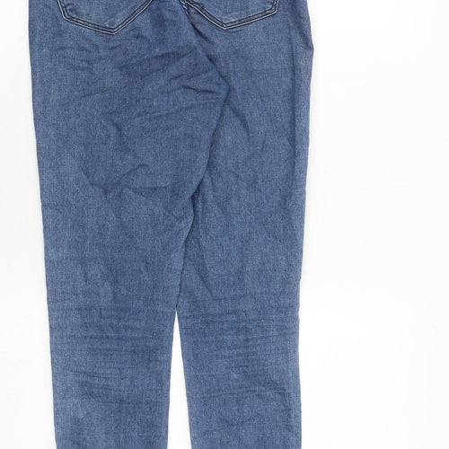 H&M Womens Blue Cotton Skinny Jeans Size 28 in L32 in Regular Zip