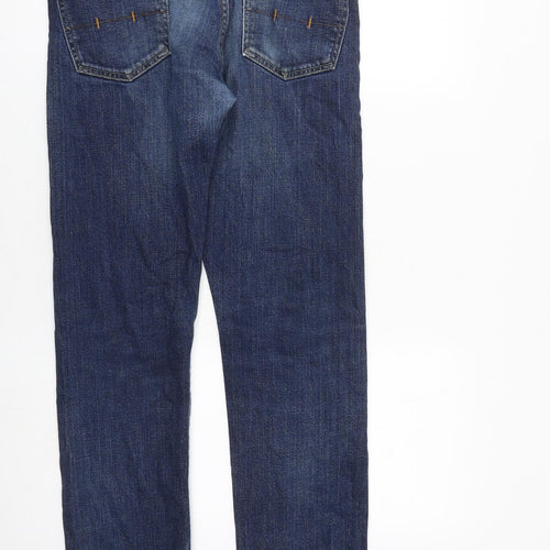 Polo Ralph Lauren Mens Blue Cotton Straight Jeans Size 32 in L32 in Regular Zip