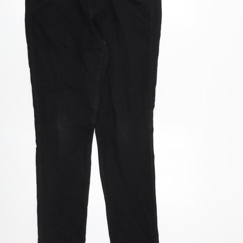H&M Womens Black Cotton Skinny Jeans Size 32 in L32 in Regular Zip