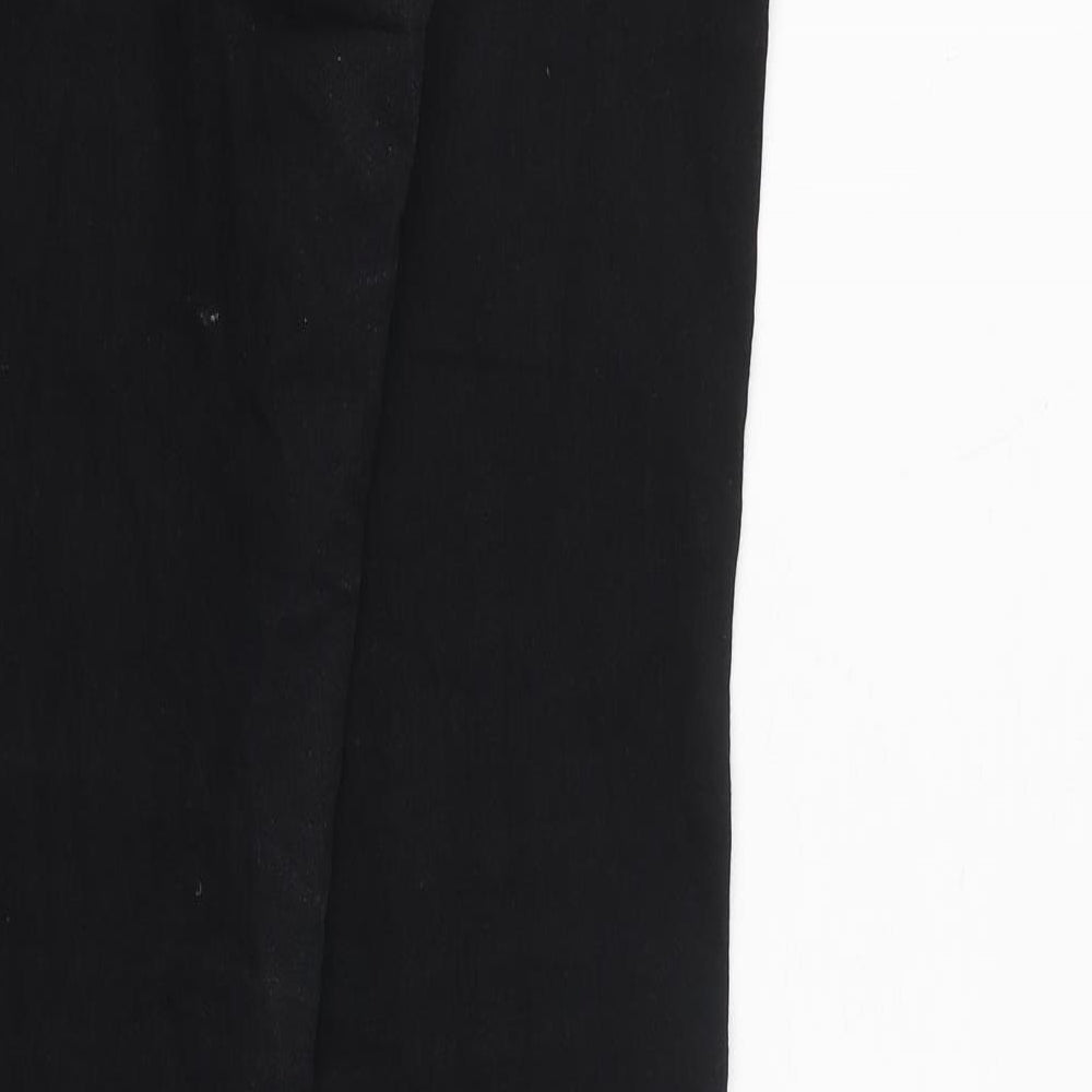 H&M Womens Black Cotton Skinny Jeans Size 32 in L32 in Regular Zip