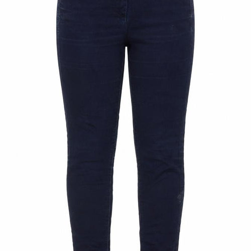 Marks and Spencer Womens Blue Cotton Skinny Jeans Size 8 L28 in Slim Zip