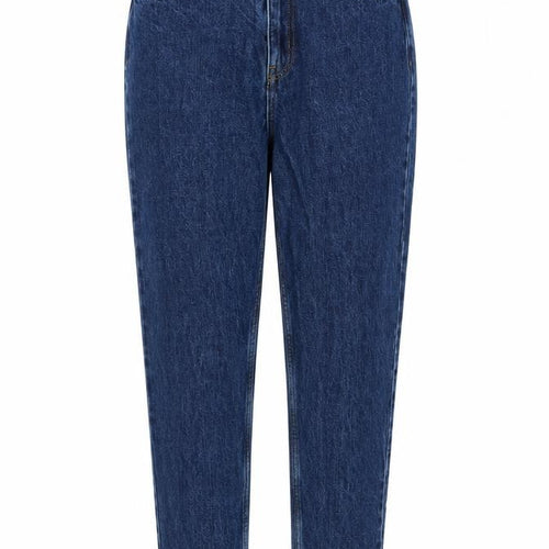 Denim & Co. Womens Blue Cotton Tapered Jeans Size 8 L29 in Regular Zip