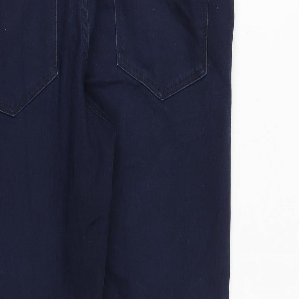 ESMARA Womens Blue Cotton Tapered Jeans Size 18 L27 in Regular Zip