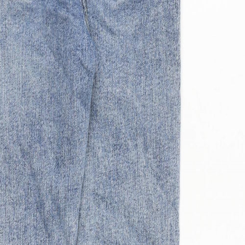 River Island Womens Blue Cotton Skinny Jeans Size 8 L28 in Slim Zip