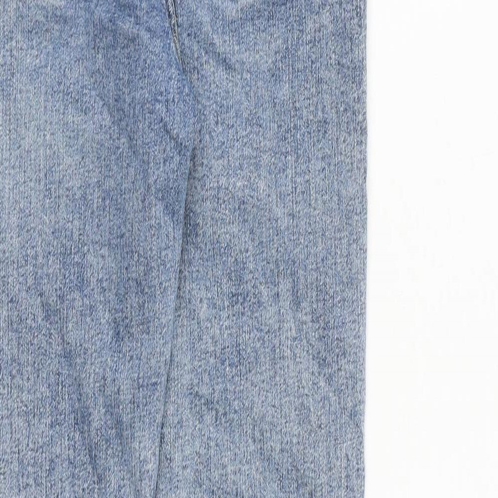 River Island Womens Blue Cotton Skinny Jeans Size 8 L28 in Slim Zip