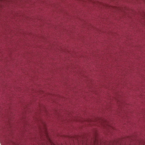 Noble Wilde Womens Purple Round Neck Wool Pullover Jumper Size 12