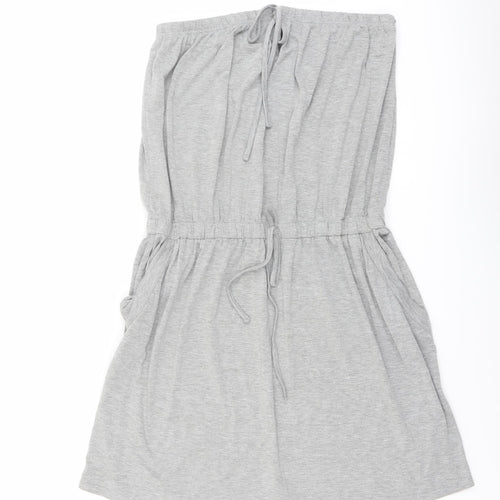 Capsule Womens Grey Viscose A-Line Size 18 Off the Shoulder Pullover