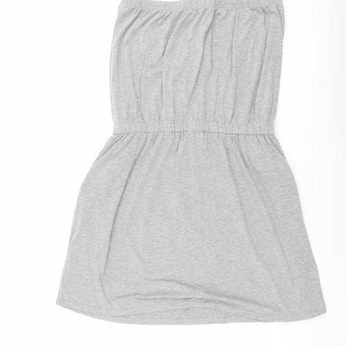 Capsule Womens Grey Viscose A-Line Size 18 Off the Shoulder Pullover