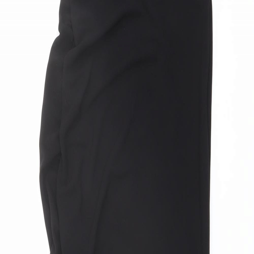 Zara Womens Black Polyester Bodycon Size XS Off the Shoulder Zip
