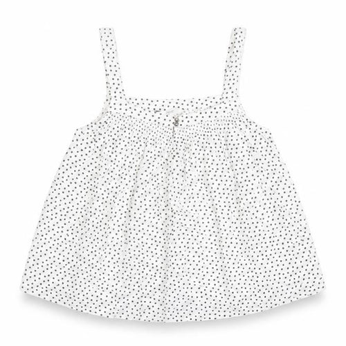 NEXT Womens White Polka Dot Viscose Camisole Tank Size 10 Square Neck