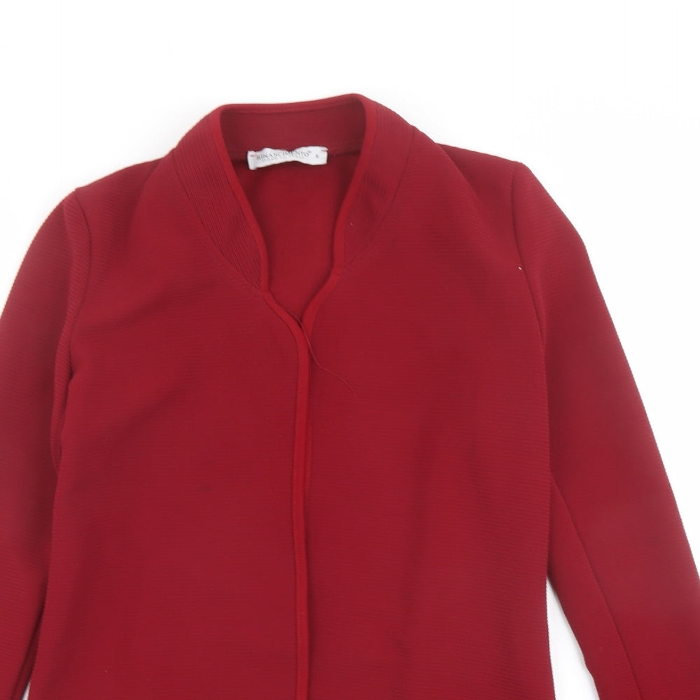 Rinascimento Womens Red Kimono Coat Size S