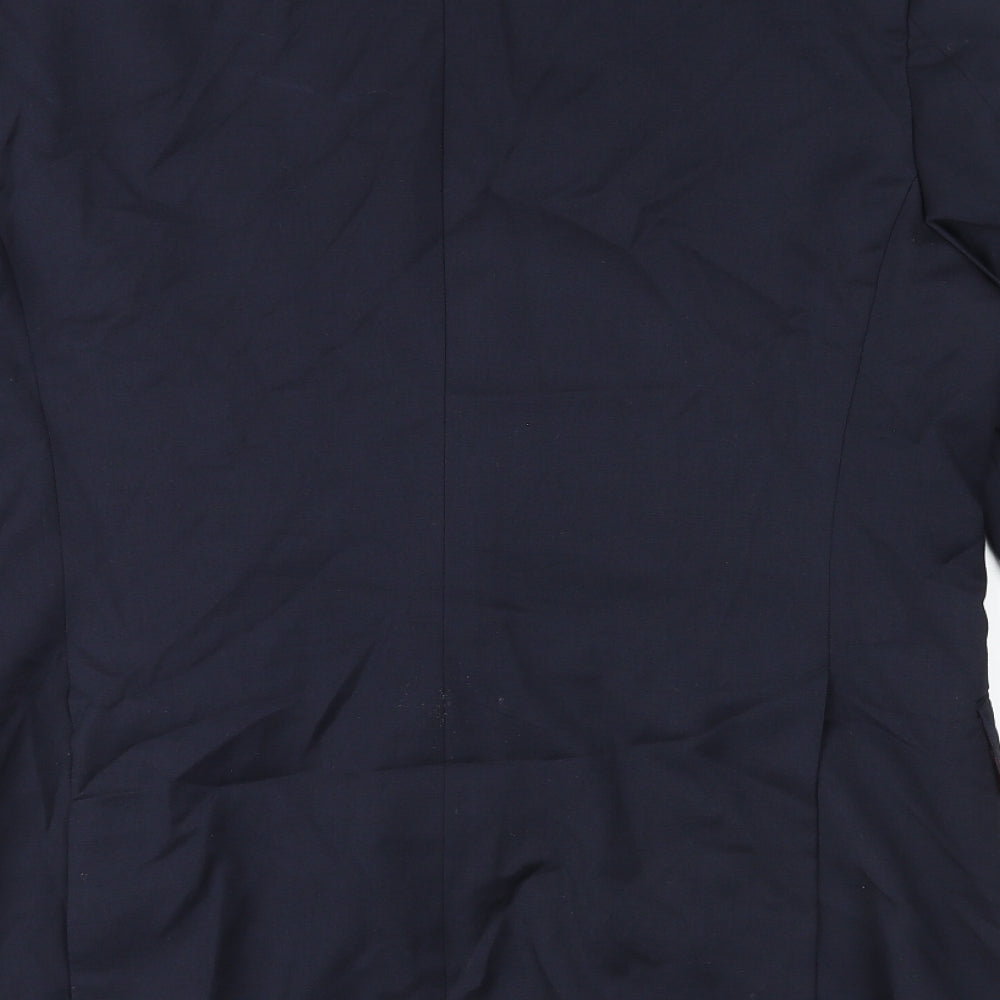 Marks and Spencer Mens Blue Wool Jacket Suit Jacket Size 40 Regular