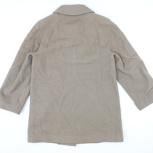 Debenhams Womens Beige Jacket Size 10 Button