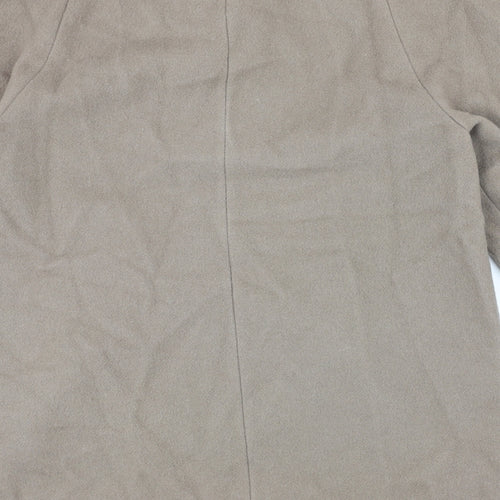 Debenhams Womens Beige Jacket Size 10 Button