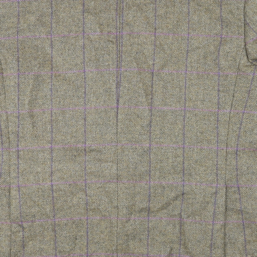 Gurteen Esquire Mens Multicoloured Check Wool Jacket Blazer Size 44 Regular