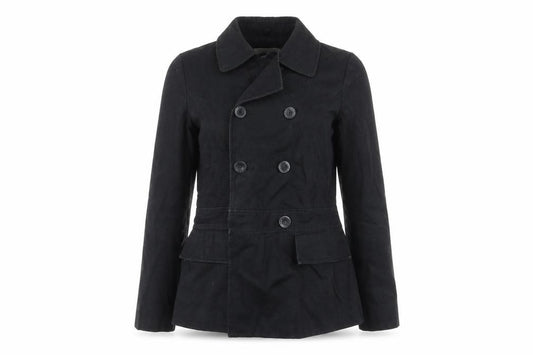 Front view of RJR.John Rocha women’s black jacket, size UK 8, button