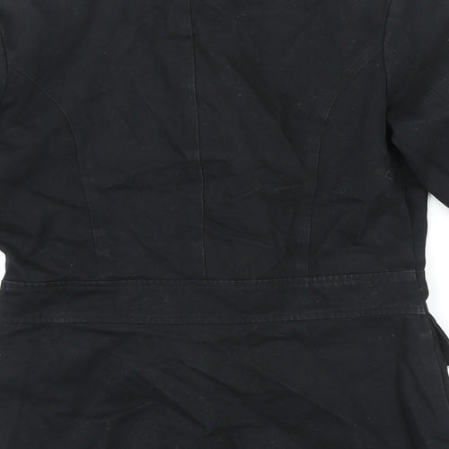 RJR.John Rocha Womens Black Jacket Size 8 Button