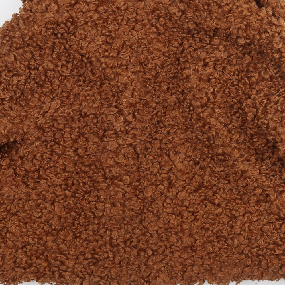 River Island Womens Brown Jacket Size M - Teddy Bear Style