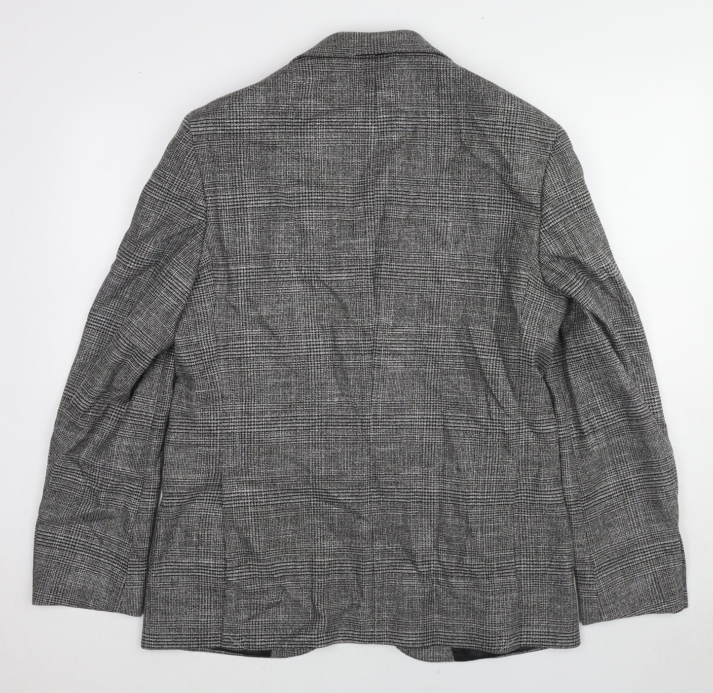 Marks and Spencer Mens Grey Polyester Jacket Blazer Size 40 Regular
