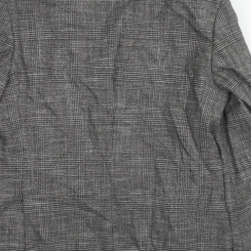 Marks and Spencer Mens Grey Polyester Jacket Blazer Size 40 Regular
