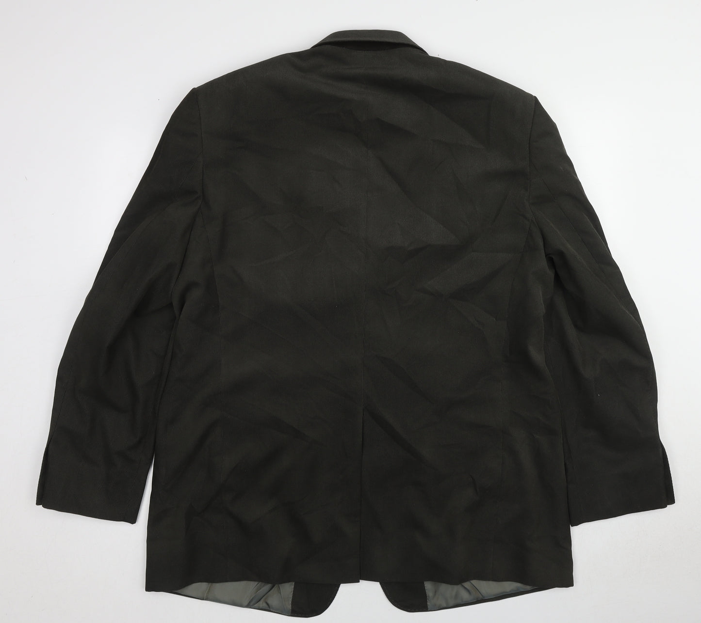 Marks and Spencer Mens Green Polyester Jacket Blazer Size 46 Regular