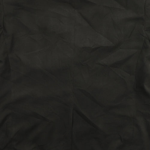 Marks and Spencer Mens Green Polyester Jacket Blazer Size 46 Regular