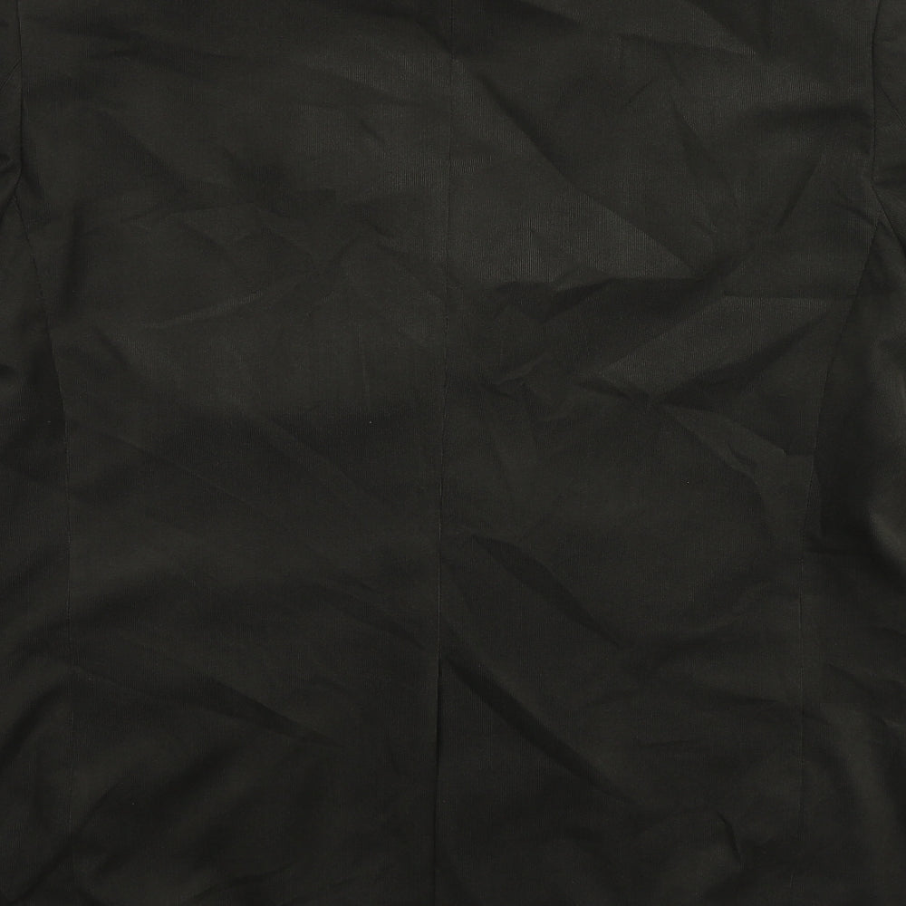 Marks and Spencer Mens Green Polyester Jacket Blazer Size 46 Regular