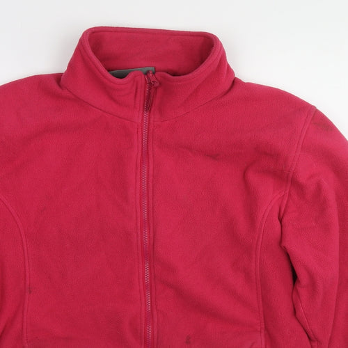 Mountain Life Womens Pink Jacket Size 18 Zip