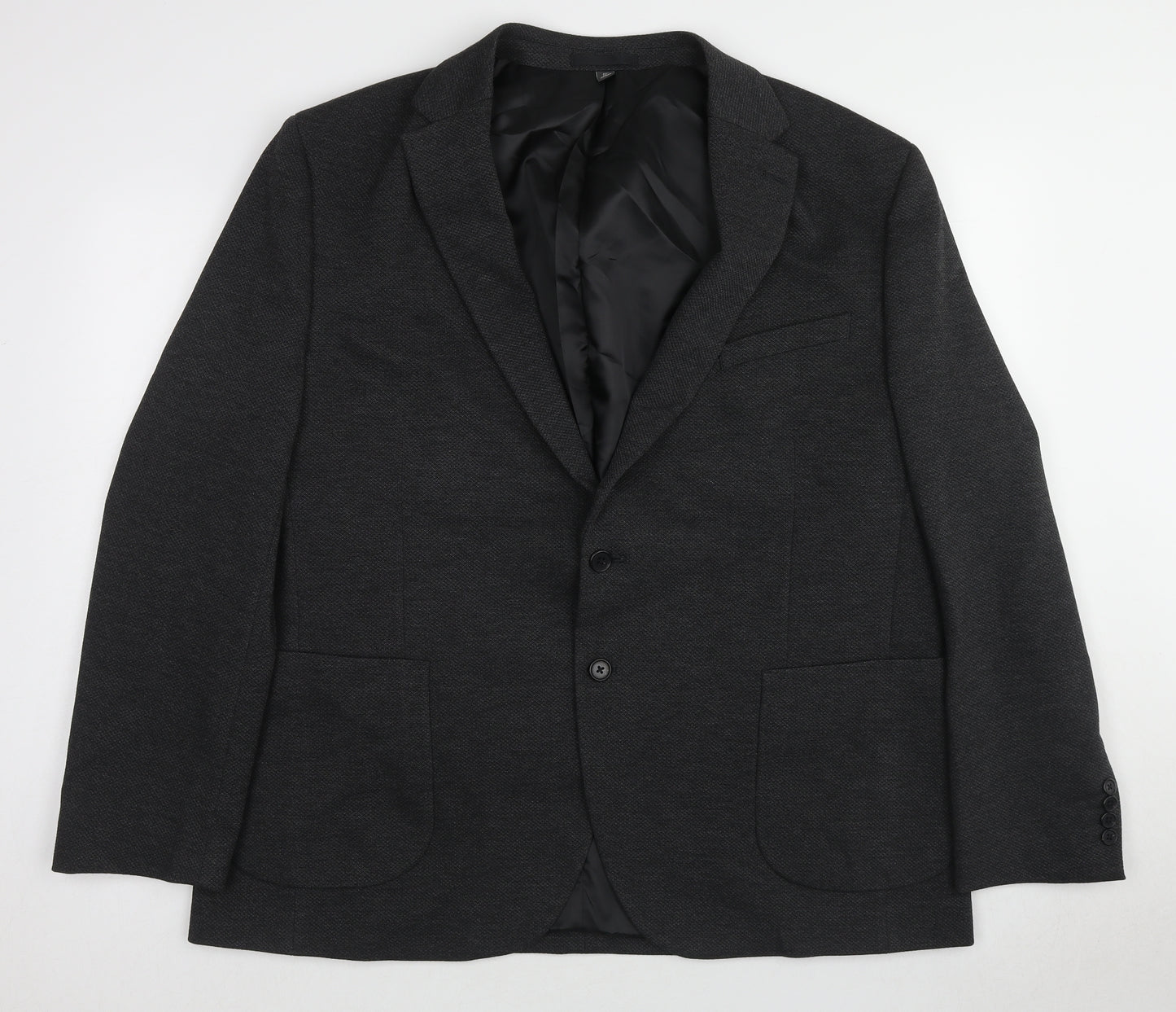 Marks and Spencer Mens Grey Polyamide Jacket Blazer Size 48 Regular