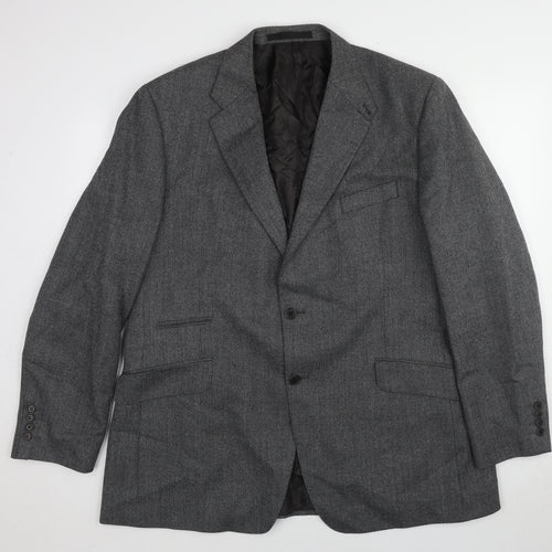 Marks and Spencer Mens Grey Wool Jacket Suit Jacket Size 46 Regular