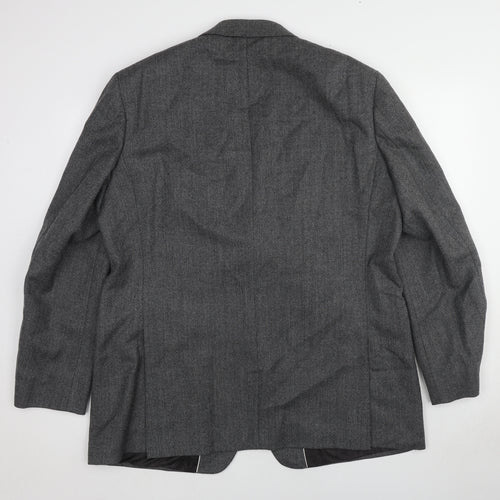 Marks and Spencer Mens Grey Wool Jacket Suit Jacket Size 46 Regular