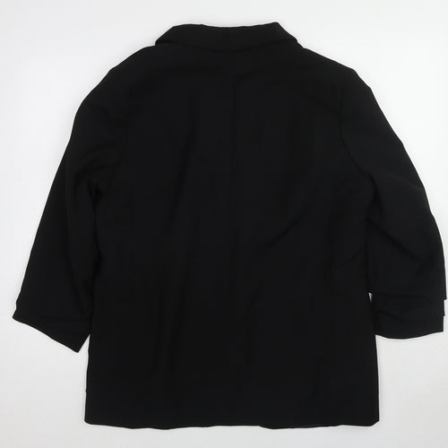 Dorothy Perkins Womens Black Kimono Jacket Size 18