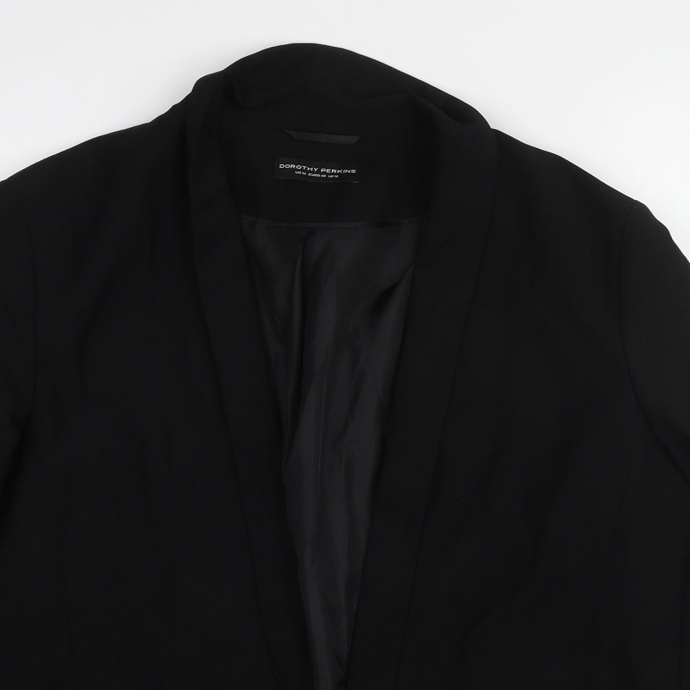 Dorothy Perkins Womens Black Kimono Jacket Size 18
