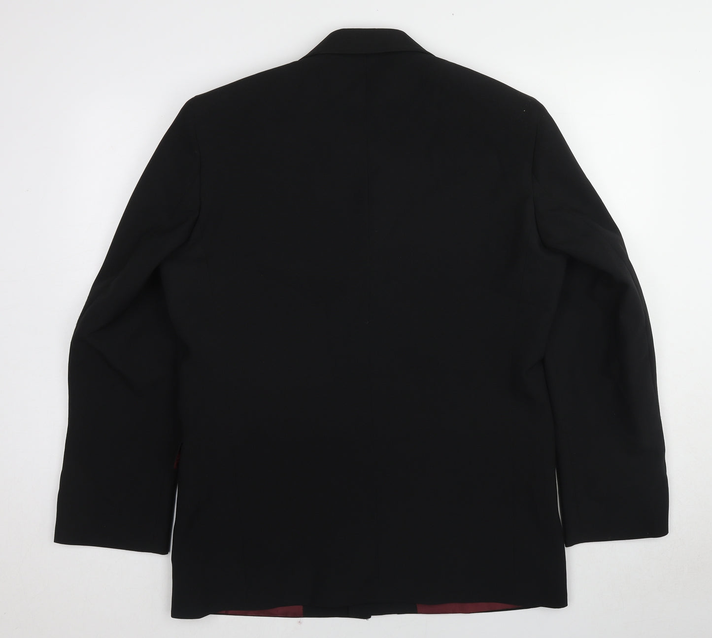 Douglas Of Sweden Mens Black Polyester Jacket Suit Jacket Size 40 Regular