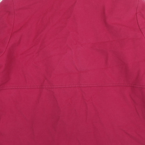 Marks and Spencer Womens Pink Jacket Size 18 Button