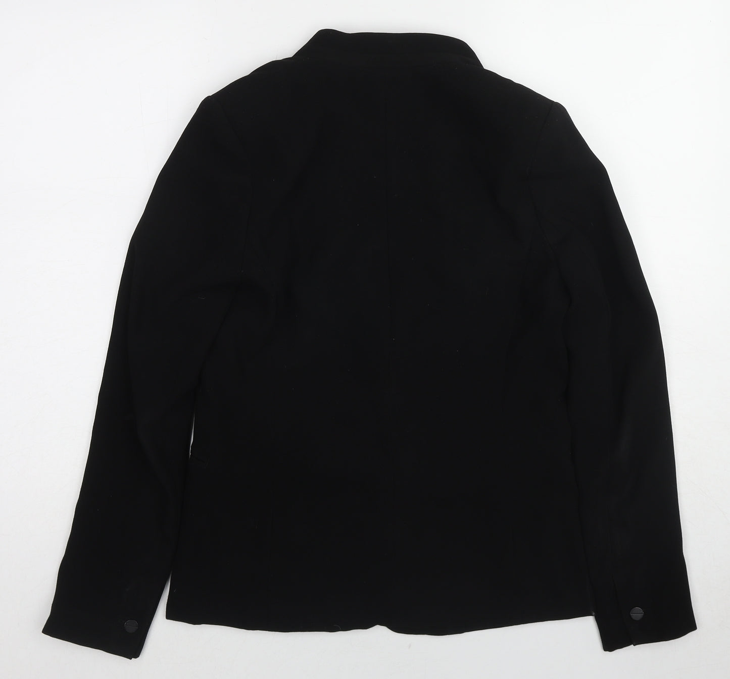 NEXT Womens Black Polyester Jacket Blazer Size 6