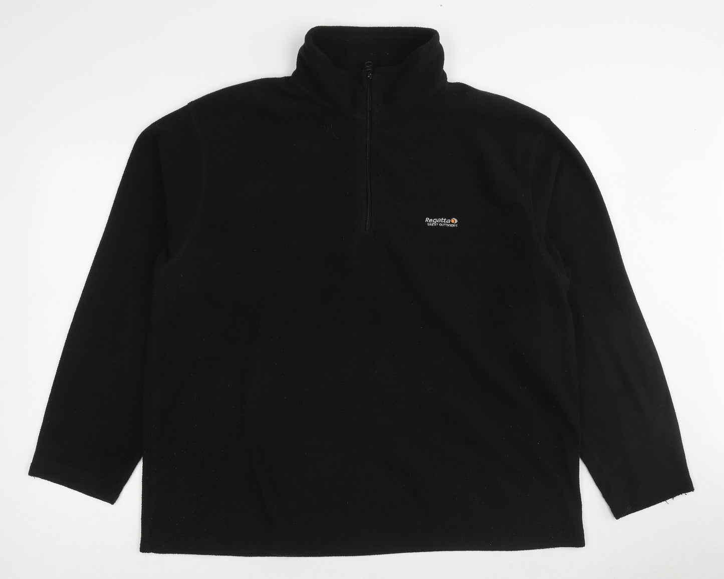 Regatta Mens Black Polyester Pullover Sweatshirt Size 2XL