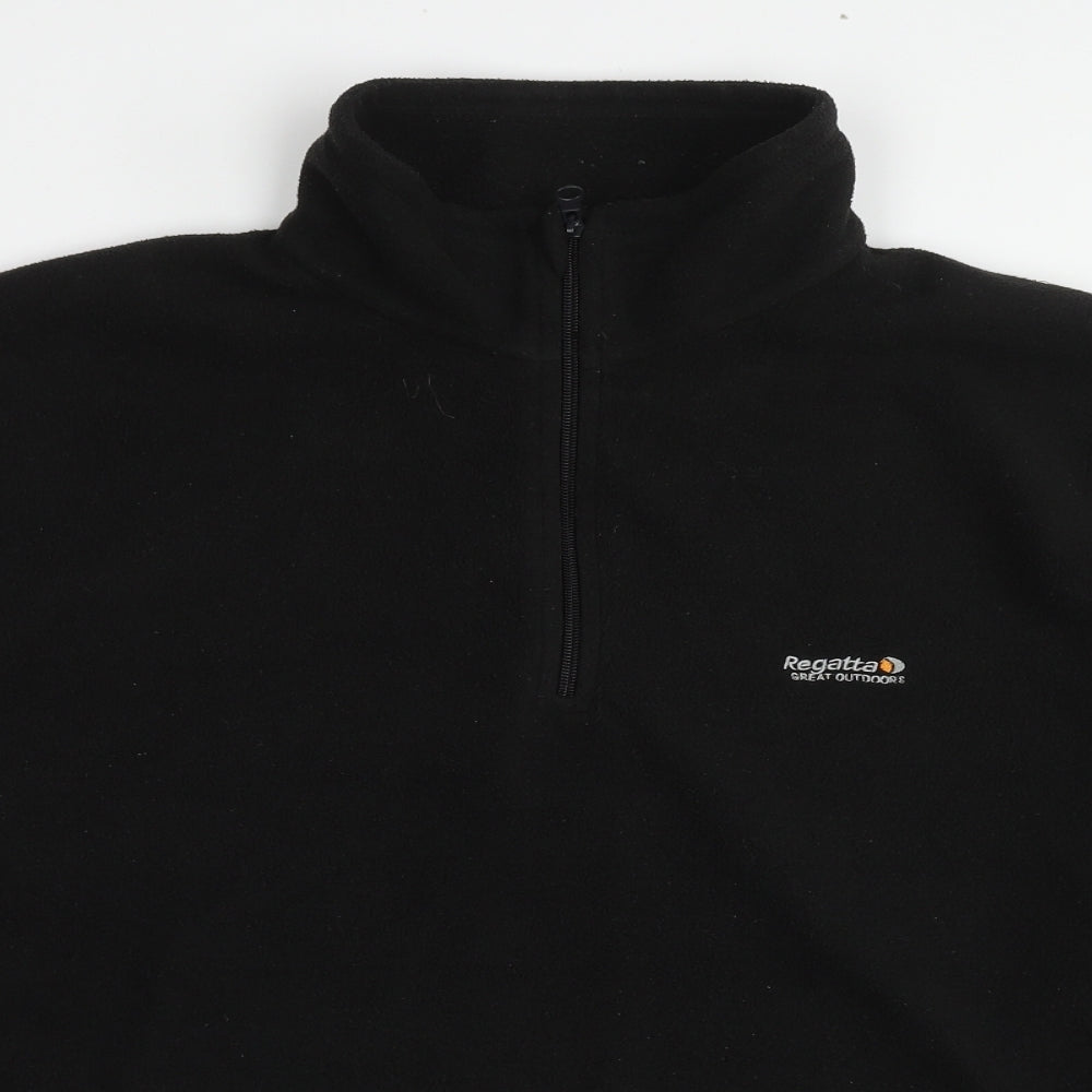 Regatta Mens Black Polyester Pullover Sweatshirt Size 2XL