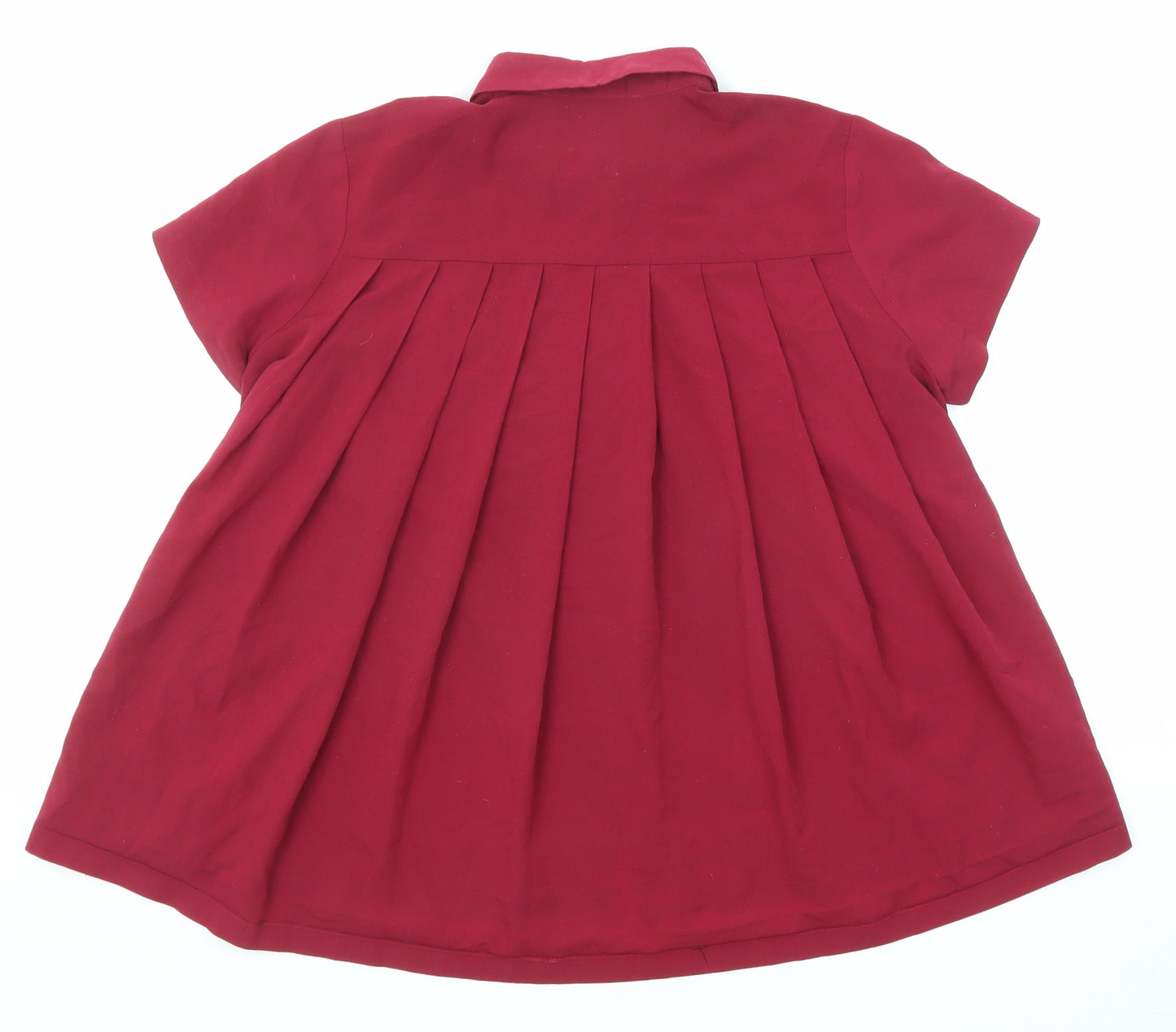 French Connection Womens Purple Polyester Basic Button-Up Size XS Collared